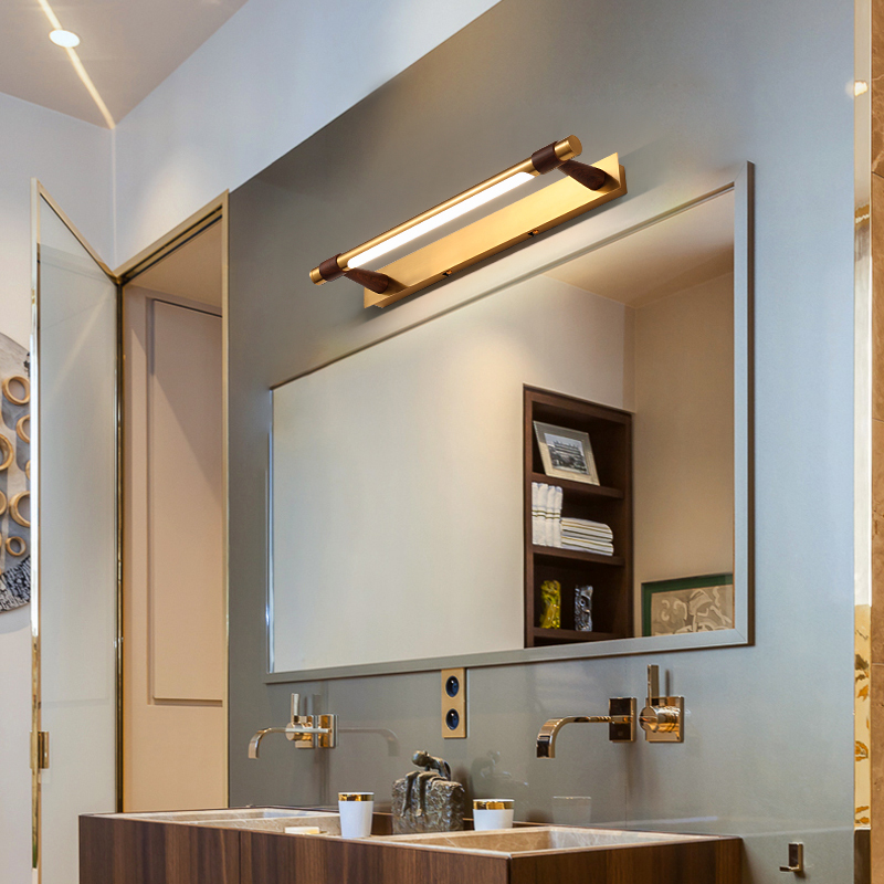YEBMLP Modern Copper Mirror Li - đánh giá và giá Dressing Table Vanity With Lighted Mirror