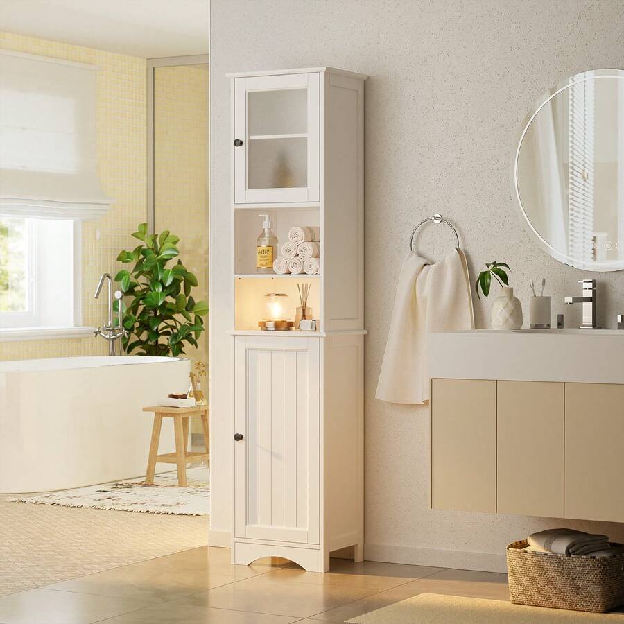 Bathroom Cabinet With Two-Way  - đánh giá và giá Storage
