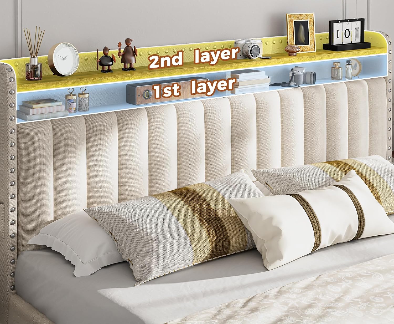 King Size Bed Frame with 4 Sto - đánh giá và giá King Size Bed Frame With Storage Drawers