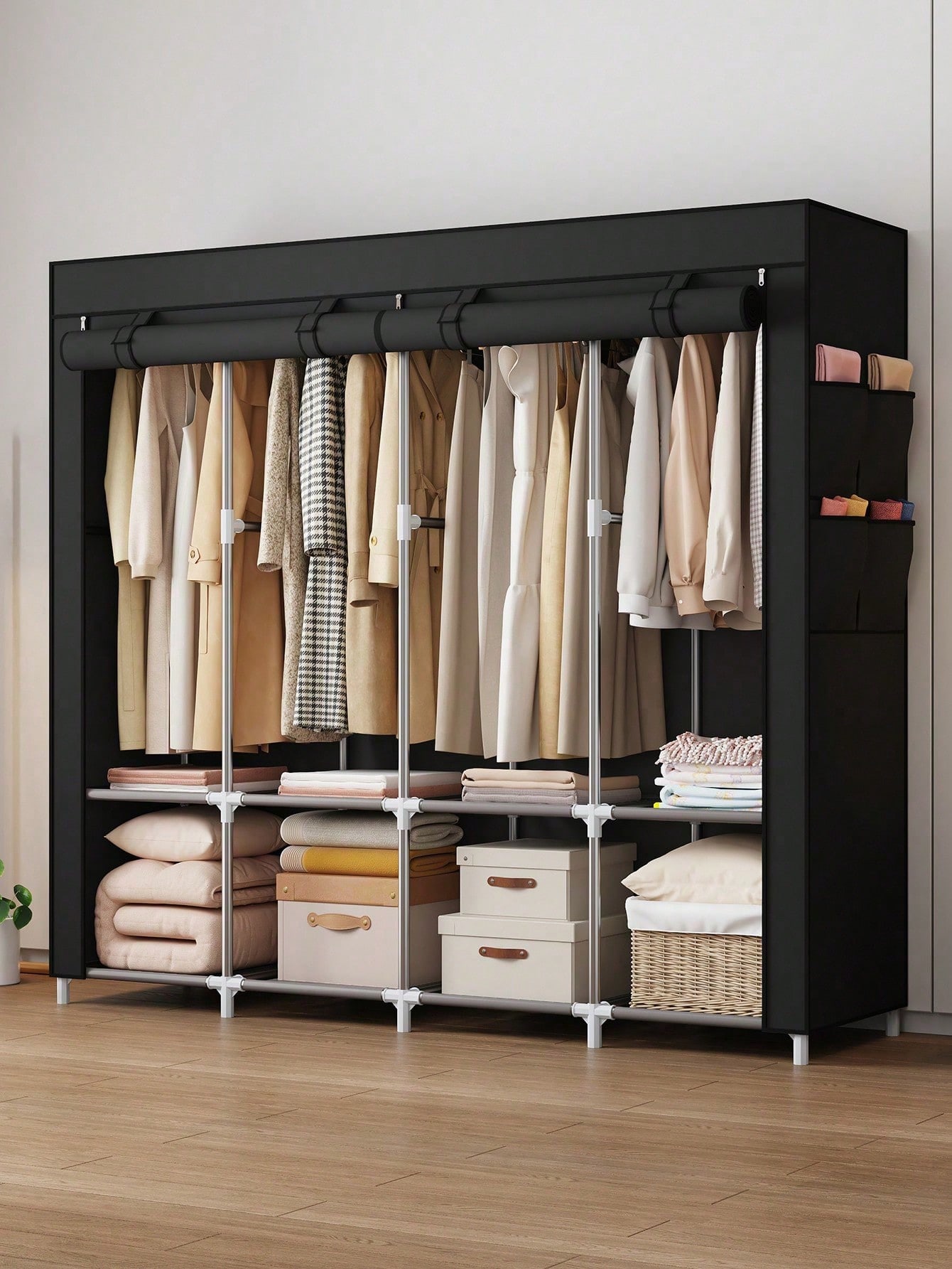 Large Portable Closet Wardrobe - đánh giá và giá Wardrobe Closet Portable Fabric Cover