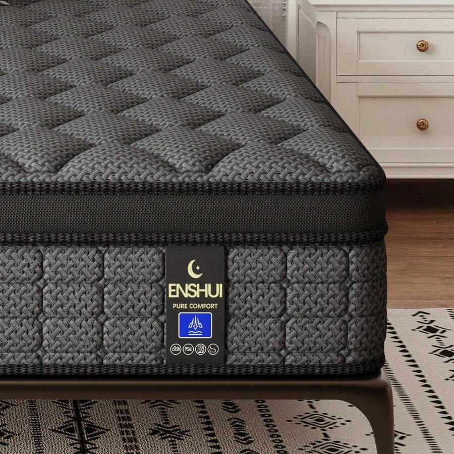 12/14 Inch Hybrid Mattress Twi - đánh giá và giá Memory Foam Mattress In A Box Queen